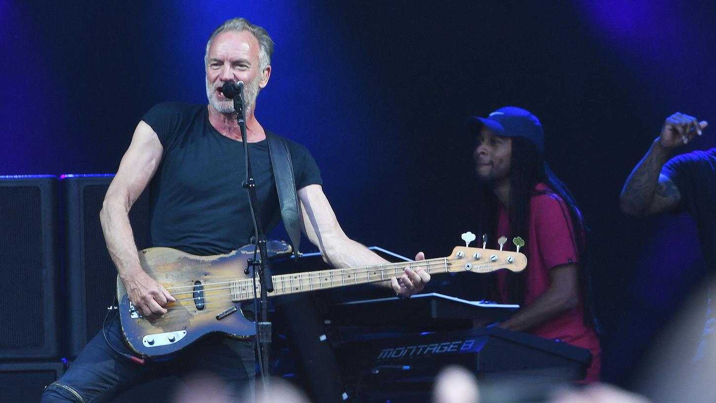 Bei seinem Konzert in Forchheim strotzte Sting nur so vor Energie.