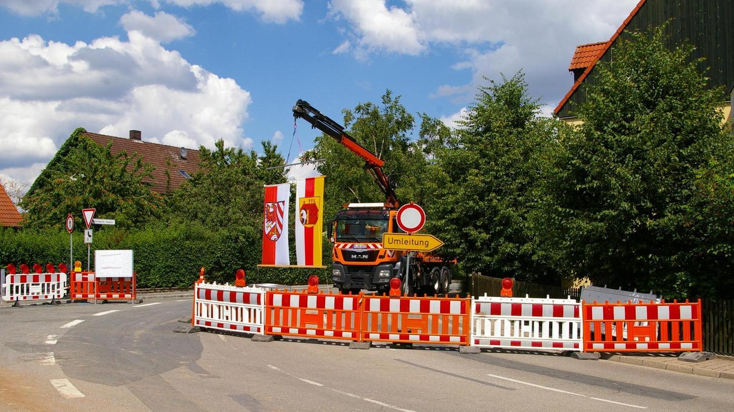Roßtal: Bürger ärgern sich über zwei Baustellen gleichzeitig