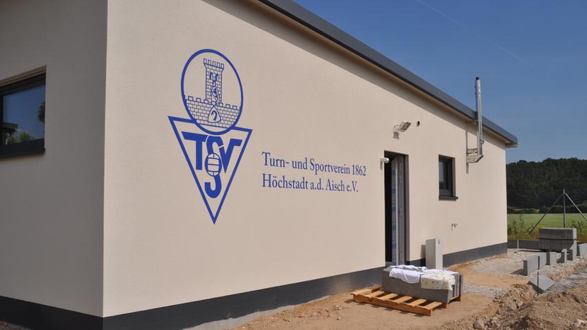 Das neue Vereinsheim des TSV Höchstadt ist bald fertig