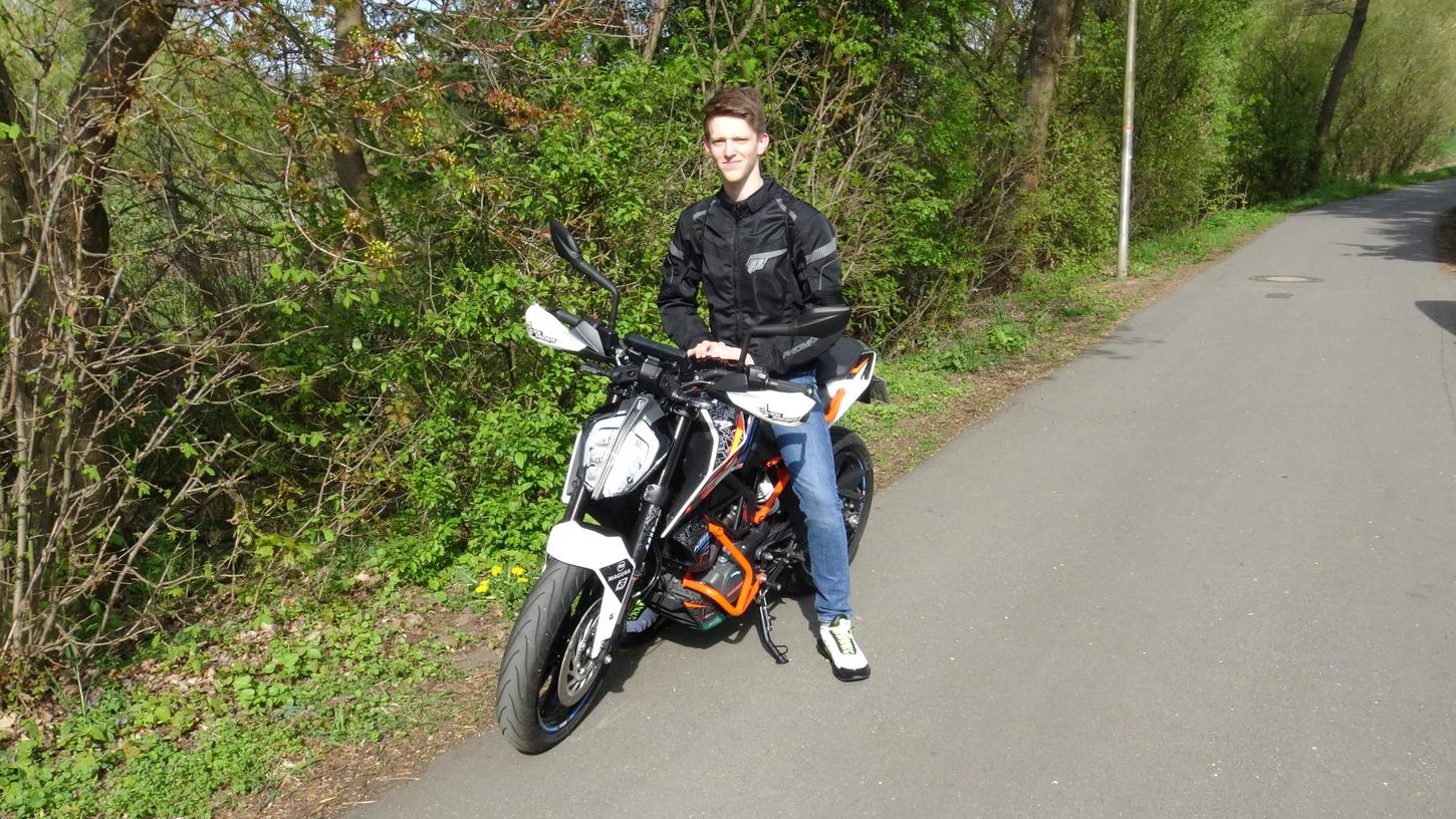 Junge Motorradfahrer: 16 Jahre alt, 140 km/h schnell