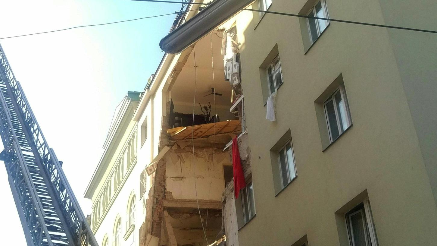 Die Explosion ereignete sich in der Preßgasse unweit der Wiener Innenstadt.