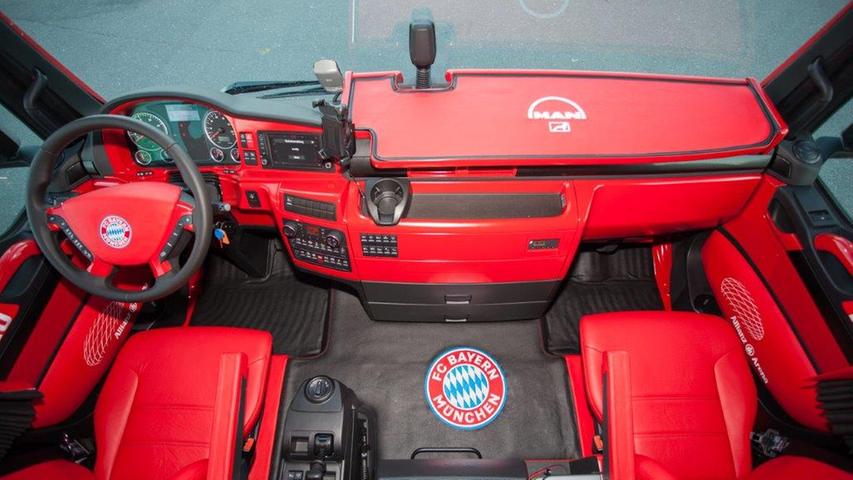 Für MAN gestaltete Auhuber den offiellen FC-Bayern-Truck.