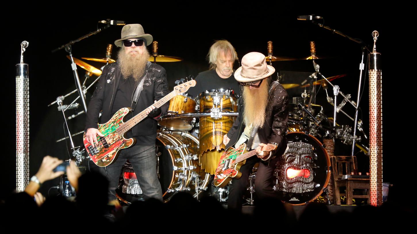 ZZ Top in der Frankenhalle: Schnelle Nummer von drei alten Männern ZZ Top in der Frankenhalle: Schnelle Nummer von drei alten Männern