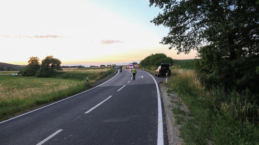 21-jähriger Biker verunglückt nach Überholmanöver in Oberfranken