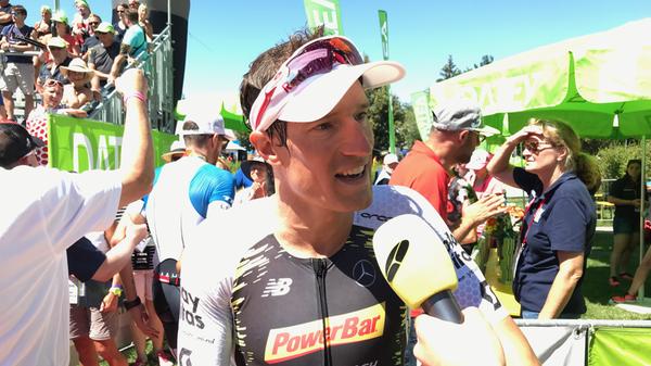 Sebastian Kienle (GER) war der große Favorit des Rennens 2018 und wurde dieser Rolle gerecht. Seine Zeit: 7:46:23.