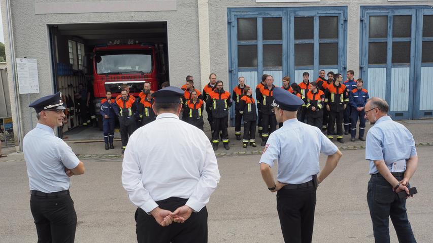 Inspektion der Freiwilligen Feuerwehr Treuchtlingen