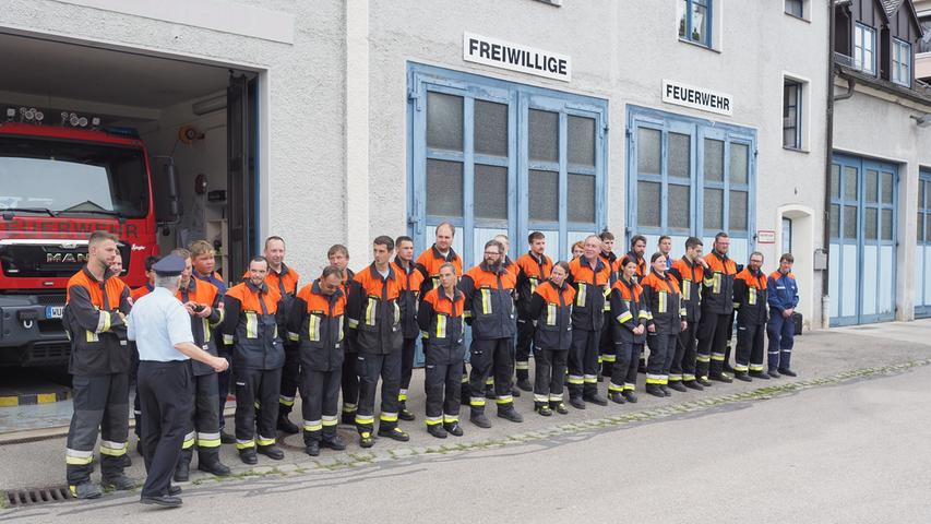 Inspektion der Freiwilligen Feuerwehr Treuchtlingen