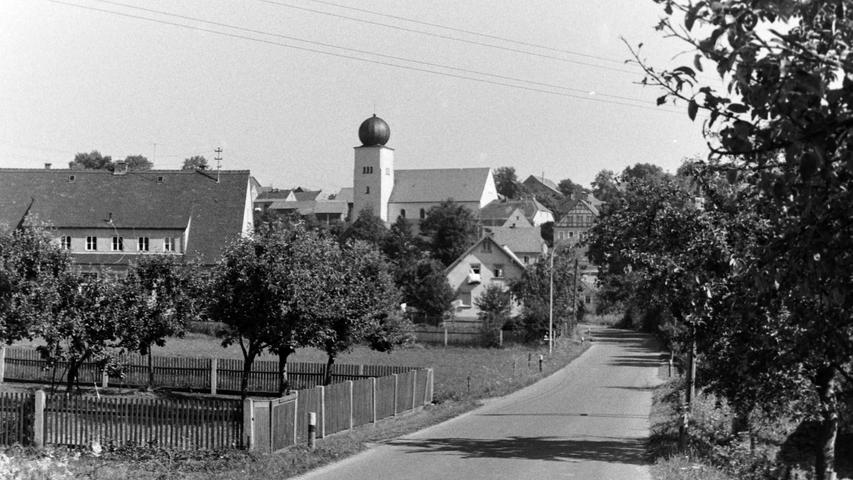 So präsentierte sich Troschenreuth im Jahr 1969.