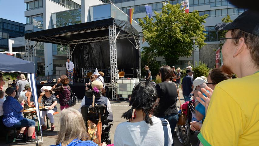 Rathausfest des Forums für Behinderte Menschen in Erlangen