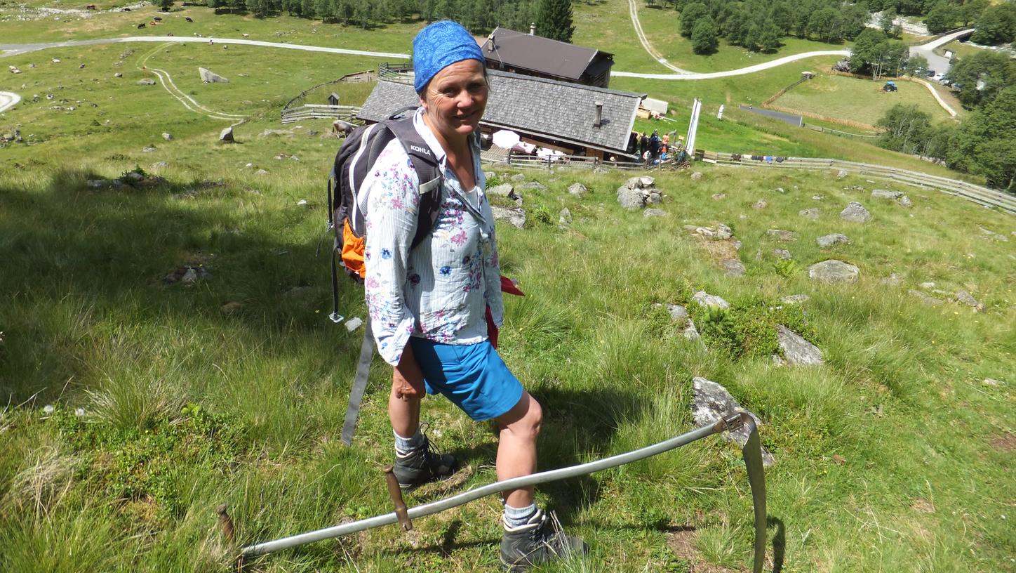 Sennerin Helga Hager liebt ihre Alm. Sennerin Helga Hager liebt ihre Alm.