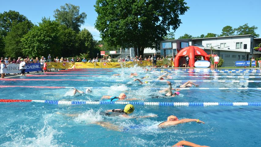 Schwimmen, Radfahren und Laufen wie die Großen: So war der Junior-Challenge 2019