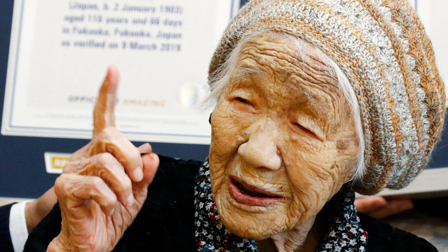 Kane Tanaka, eine 116-jährige Japanerin, trägt derzeit den Titel als ältester Mensch der Welt.
