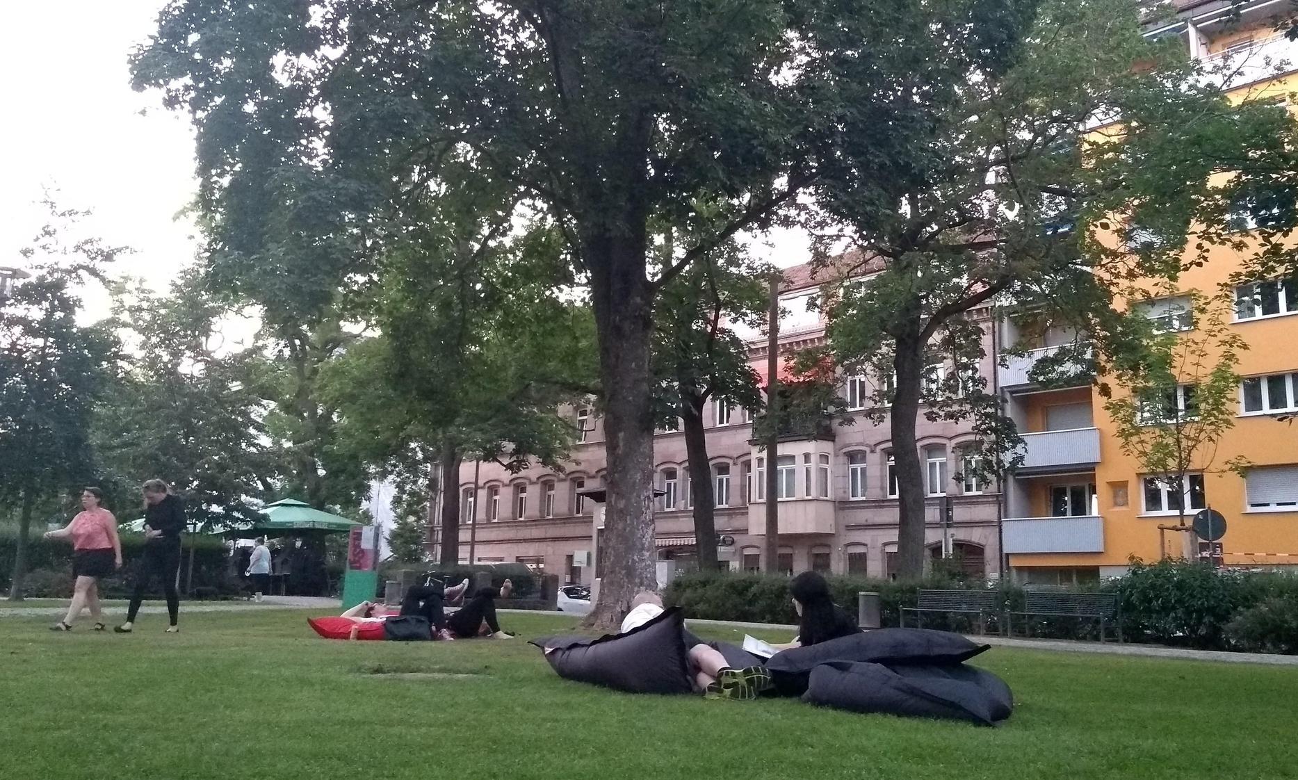 Sitzsäcke zum Lesen!-Festival