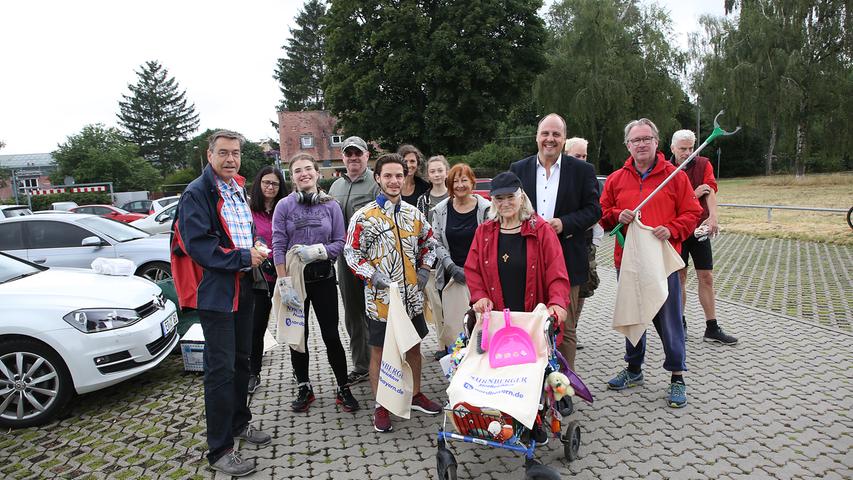 Sportlich und umweltbewusst: NN-Plogging Aktion im Marienbergpark