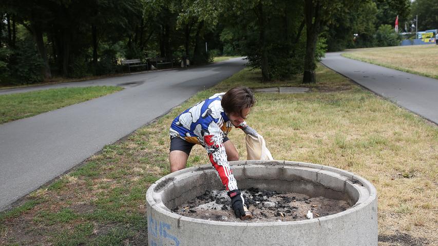 Sportlich und umweltbewusst: NN-Plogging Aktion im Marienbergpark