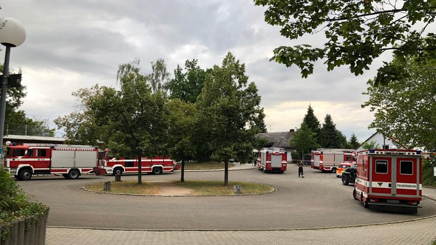 Großalarm in Oberasbach: Sechs Verletzte nach Feuer in Seniorenheim