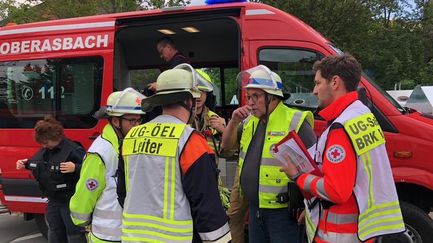 Großalarm in Oberasbach: Sechs Verletzte nach Feuer in Seniorenheim
