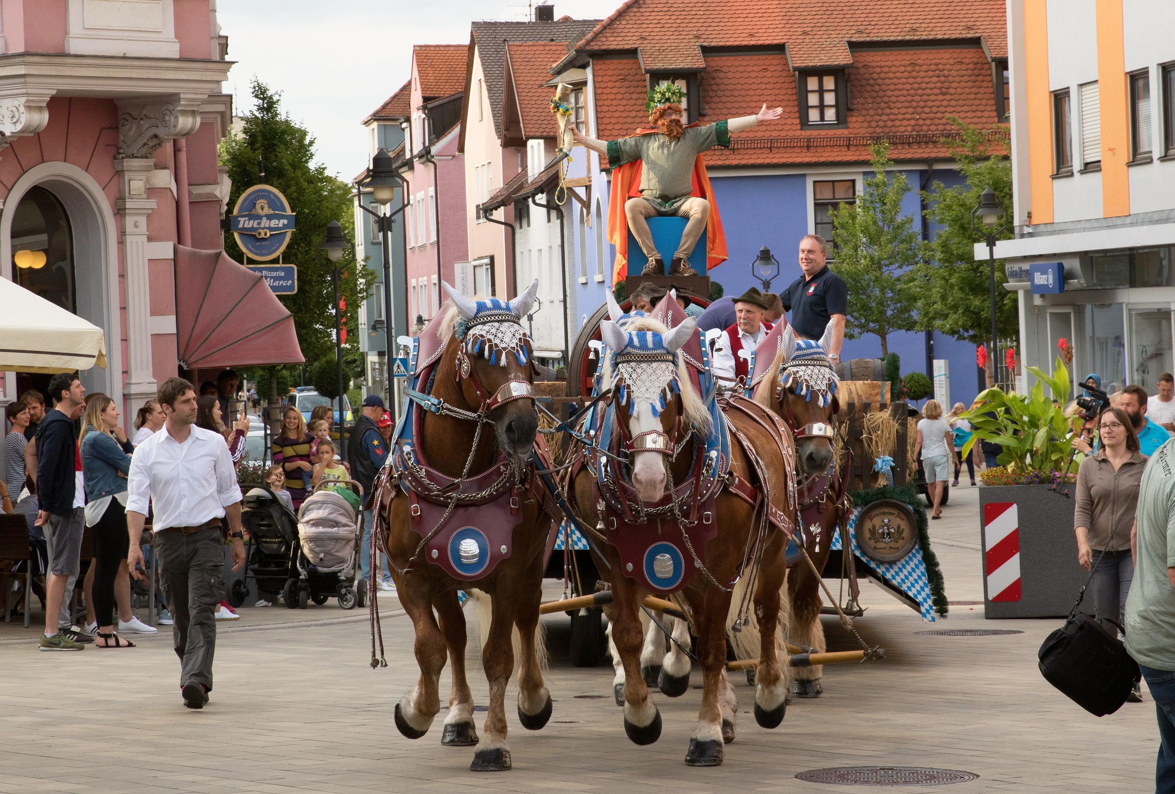 Volksfest Auftakt Treuchtlingen