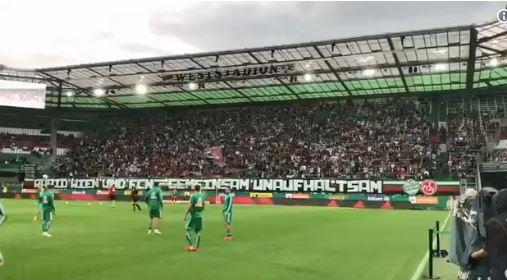 Club Fanfreundschaft Macht Wiener Stadion Zum Gansehaut Tempel Sport Nordbayern De