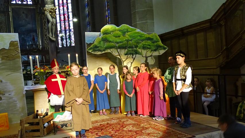 Kinder aus Gunzenhausen und Pfofeld probten monatelang das Musical Franziskus für den Landeskinderchortag ein.