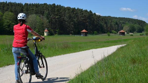 Ganz besondere Türme: Zwischen Untereschenbach und Mitteleschenbach stehen mehrere Wassertürme.