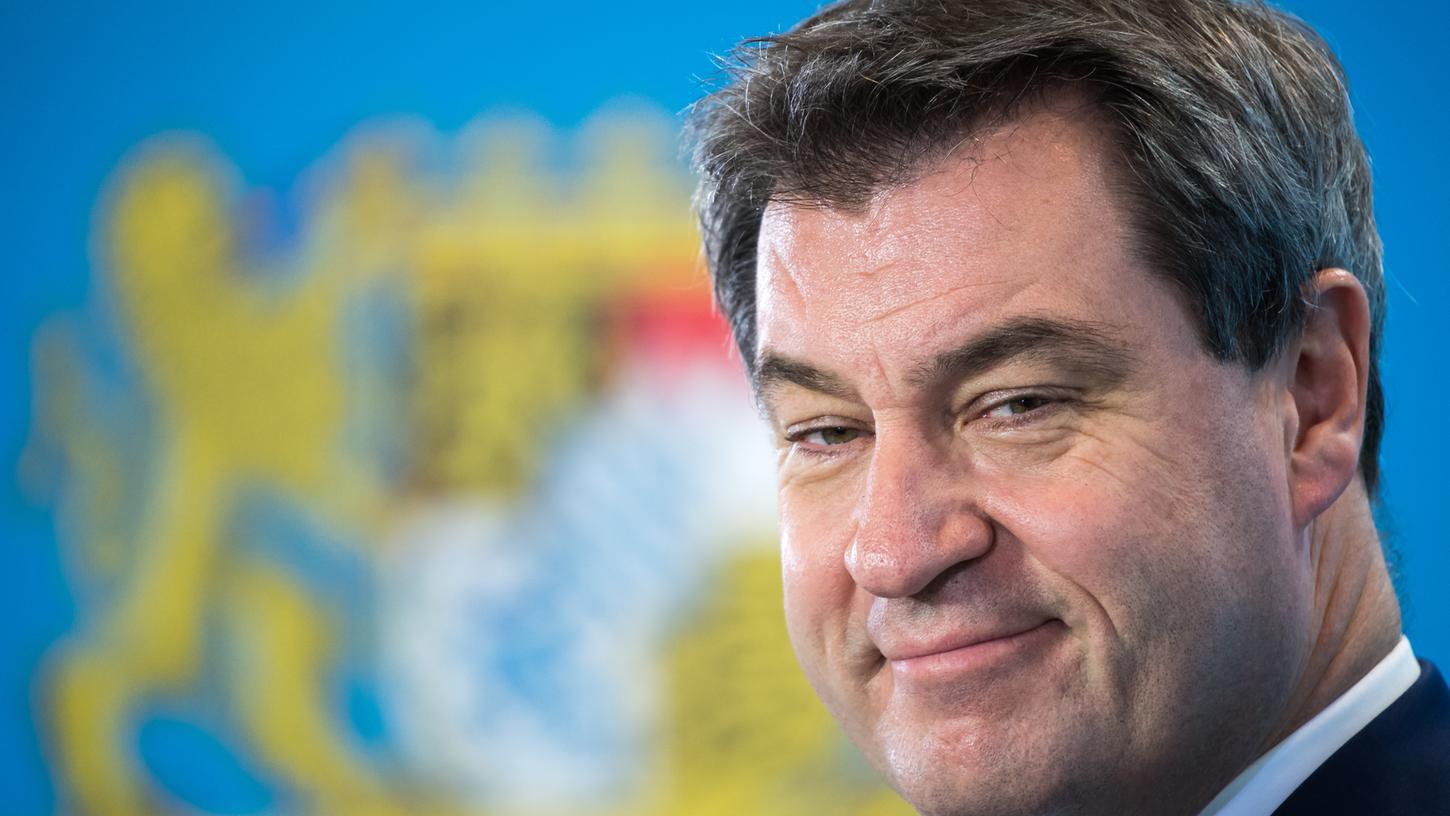 Der Bayerische Ministerpräsident schneidet in einer Umfrage zu möglichen Unions-Kanzlerkandidaten am besten ab.