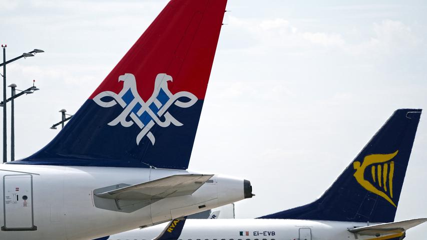 Air Serbia feiert Flug-Premiere am Nürnberger Flughafen