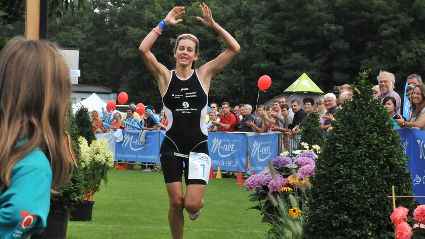 Auf der Kurzdistanz war Juliane Straub im Jahr 2012 bislang die Schnellste (2:08:53 Stunden).