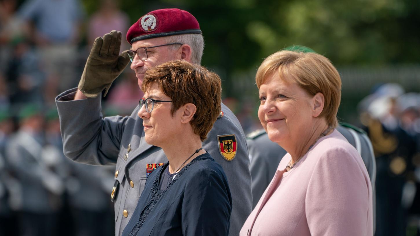 Annegret Kramp-Karrenbauer, Bundesvorsitzende der CDU und Verteidigungsministerin, beim Gedenken anlässlich des 75. Jahrestages des missglückten Attentats auf Adolf Hitler am 20. Juli 1944.