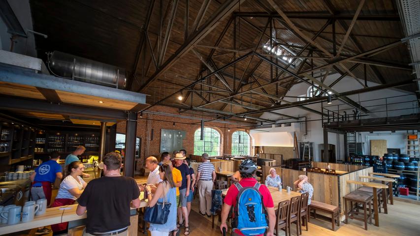 Die Brauerei-Gaststätte Thalermühle öffnete für die Genossen