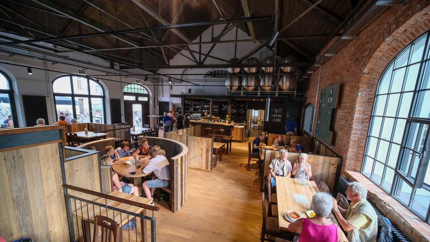 Die Brauerei-Gaststätte Thalermühle öffnete für die Genossen