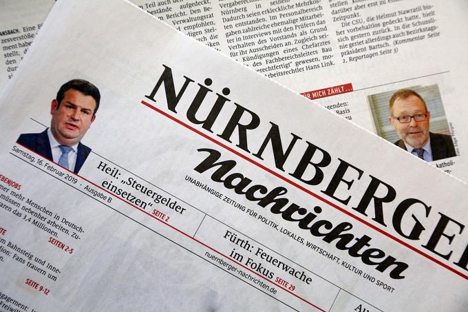 So sieht sie seit April aus, die Seite 1 der "neuen" Nürnberger Nachrichten.