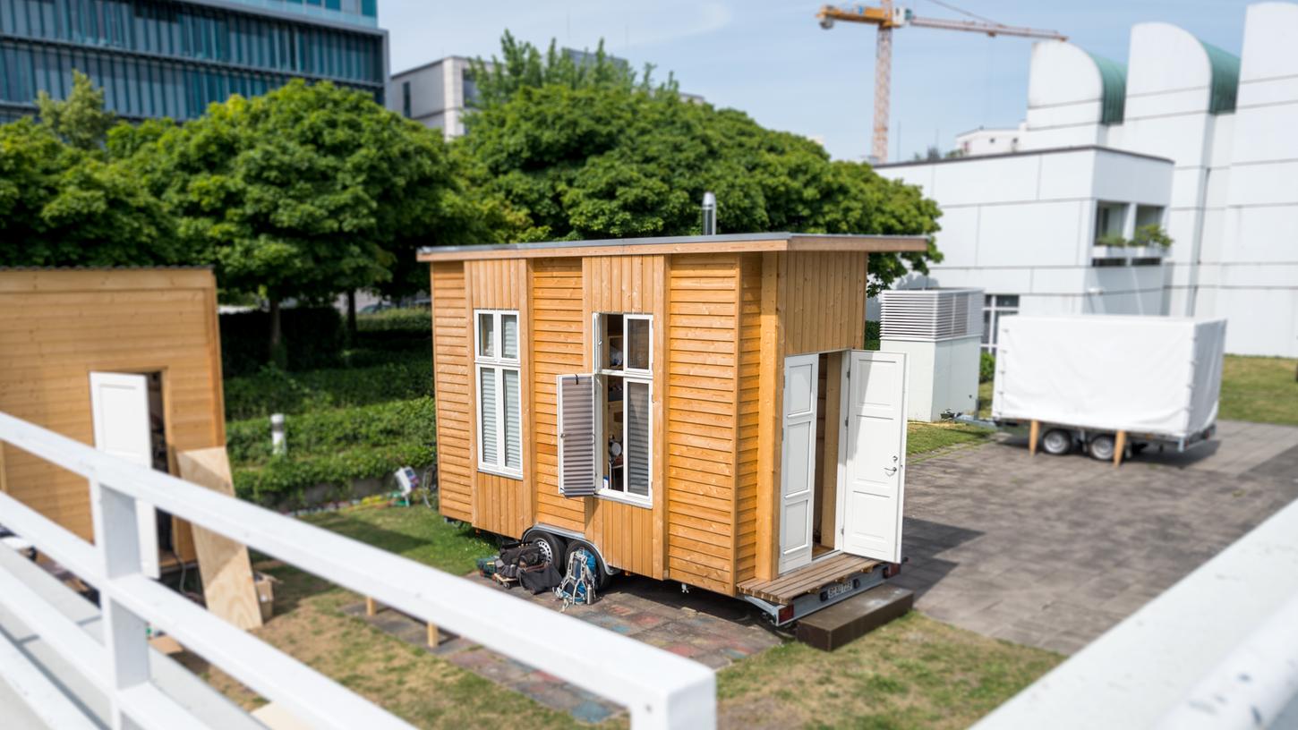 So ähnlich wie dieses Tiny House, aufgenommen auf dem Gelände des Bauhaus Campus in Berlin, könnte auch schon bald eines in Wendelstein stehen.