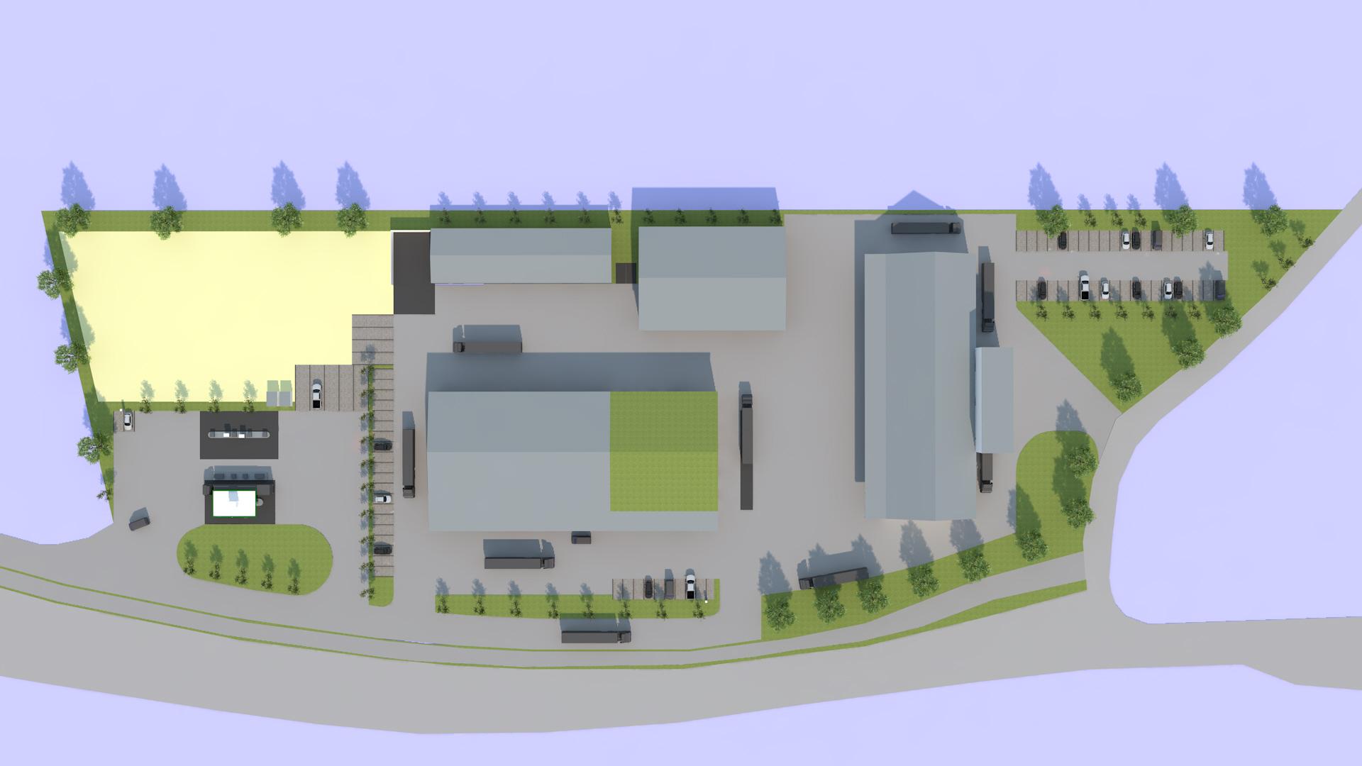 Der geplante BayWaStandort in Forchheim im Überblick