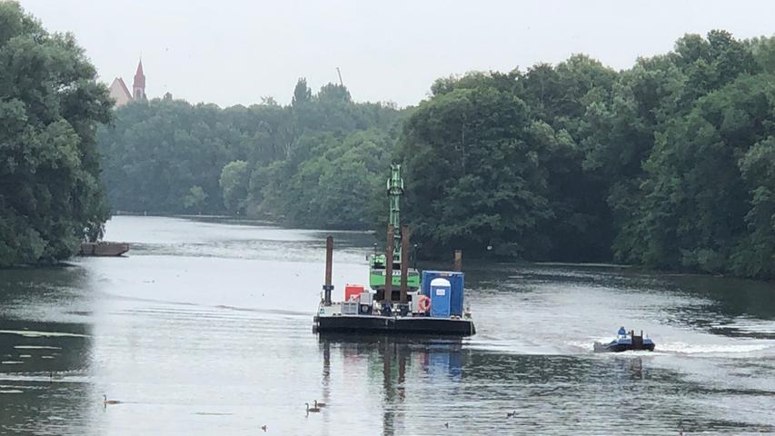 Bombe im Wöhrder See: "Zerscheller" aus Zweitem Weltkrieg gefunden