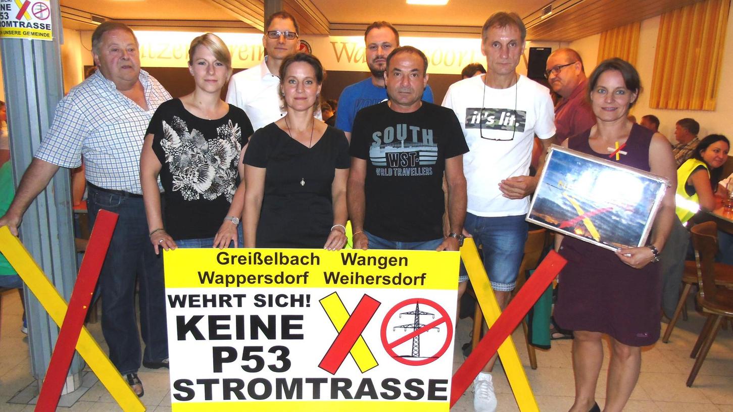 Klare Position in Wappersdorf gegen Juraleitung