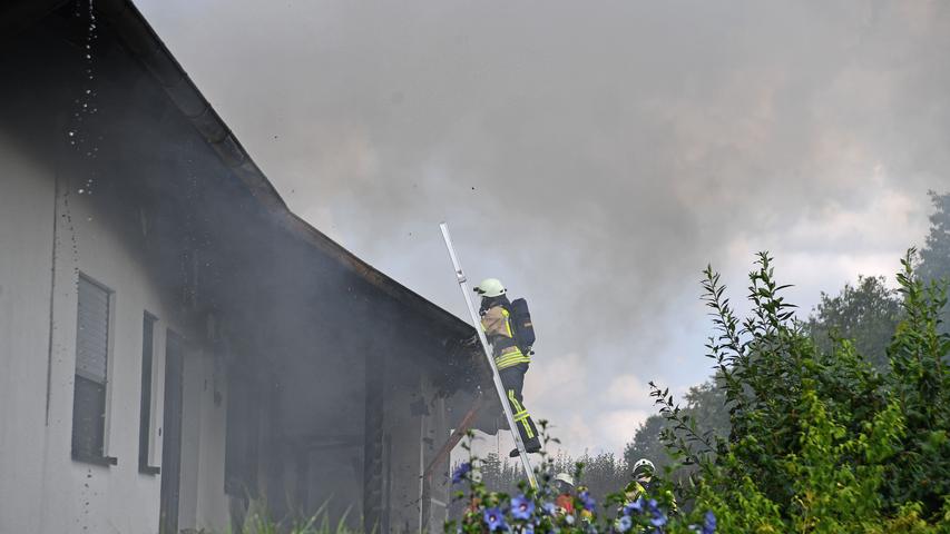 Hausbrand am Stöckelsberg....Fotograf: Wolfgang Fellner