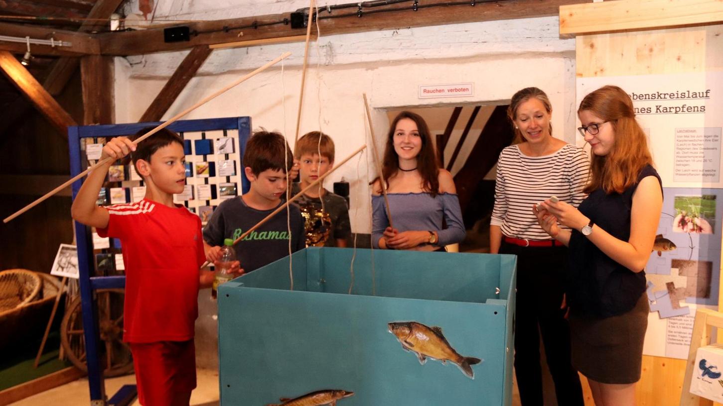 Vier neue Spielstationen bereichern das Fischereimuseum