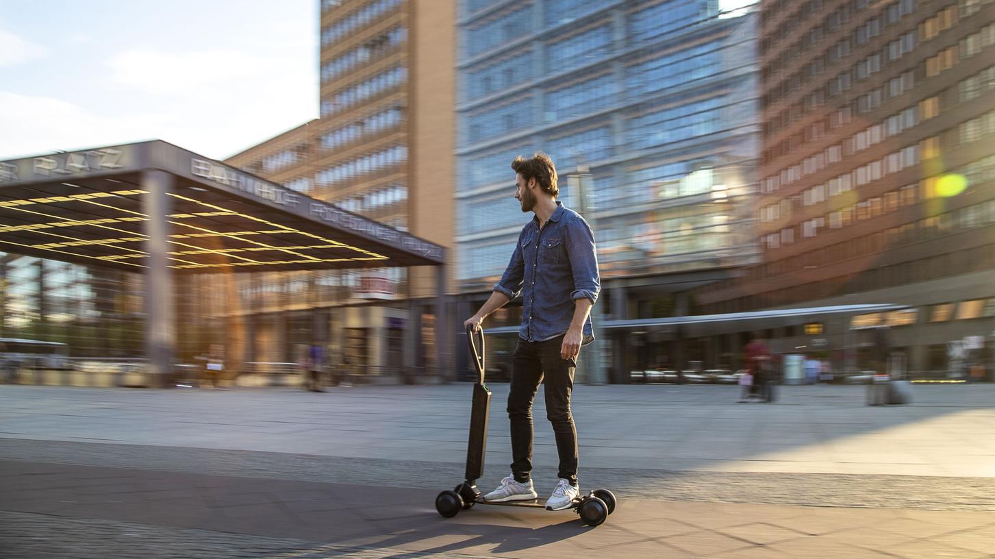 Der "e-tron-Scooter" soll Ende 2020 auf den Markt kommen und eine Reichweite von 20 Kilometern haben.