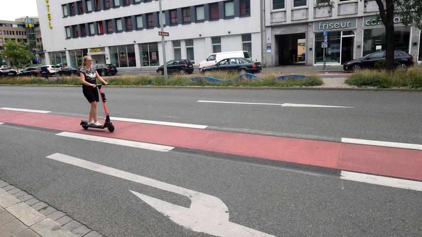 Praxistest: Mit dem E-Scooter durch Nürnberg