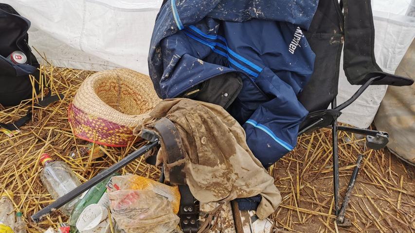 Räumung nach Unwetter: Verwüstung auf dem Taubertal-Campingplatz