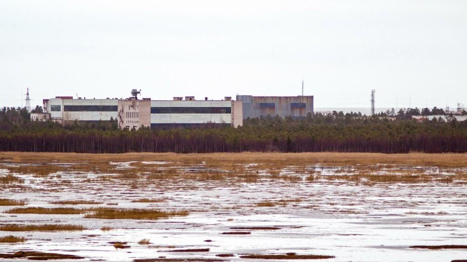 Das Foto aus dem Jahr 2011 zeigt das Gebäude der Militärbasis von Nyonoska.