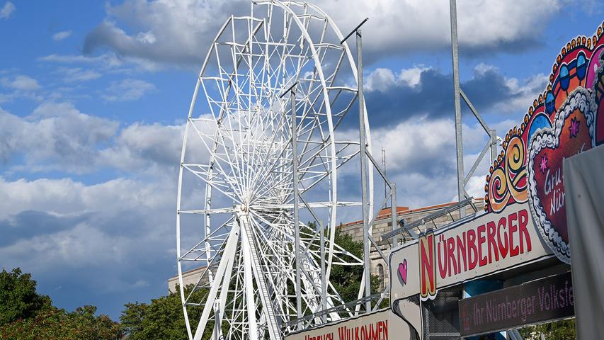 Nürnberger Herbstvolksfest: Hier wurde 2019 das Riesenrad aufgebaut