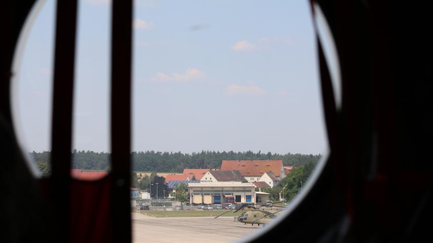 Chinook auf dem Flugfeld in Katterbach