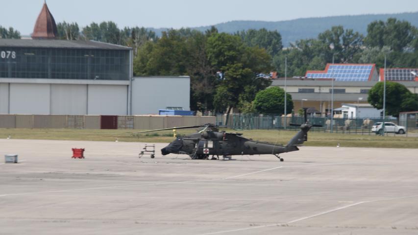 UH 60 Medevac Blackhawk Hubschrauber in Illesheim