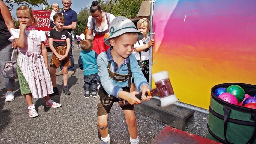 Kindernachmittag lockt Nachwuchs aufs Neumarkter Jura-Volksfest 2019