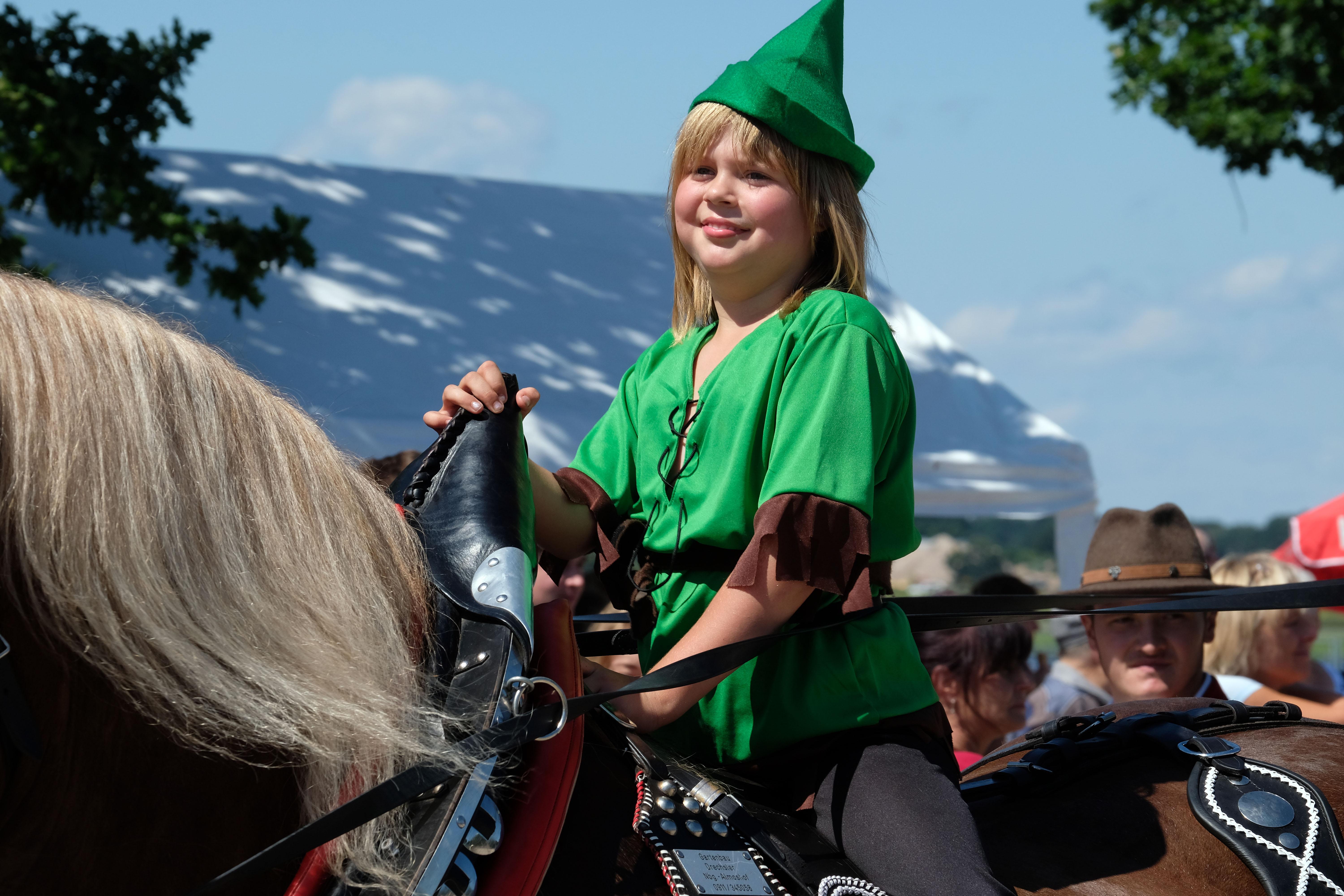 Für die kleinen Gäste war beim Robin-Hood-Kinderprogramm einiges geboten.