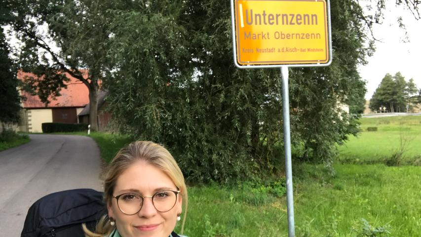 Von Rappenau nach Zautendorf: Wanderreporterin Anne hat viel erlebt