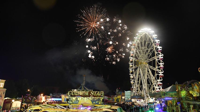 Fulminantes Feuerwerk beschließt das Jura-Volksfest 2019