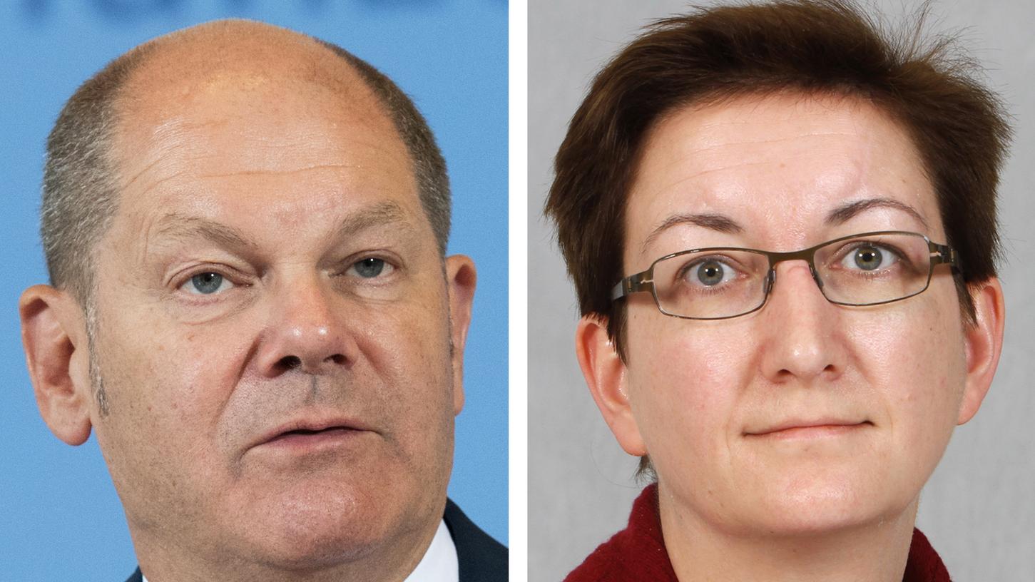 Wollen gemeinsam an die SPD-SPitze: Olaf Scholz und Klara Geywitz.